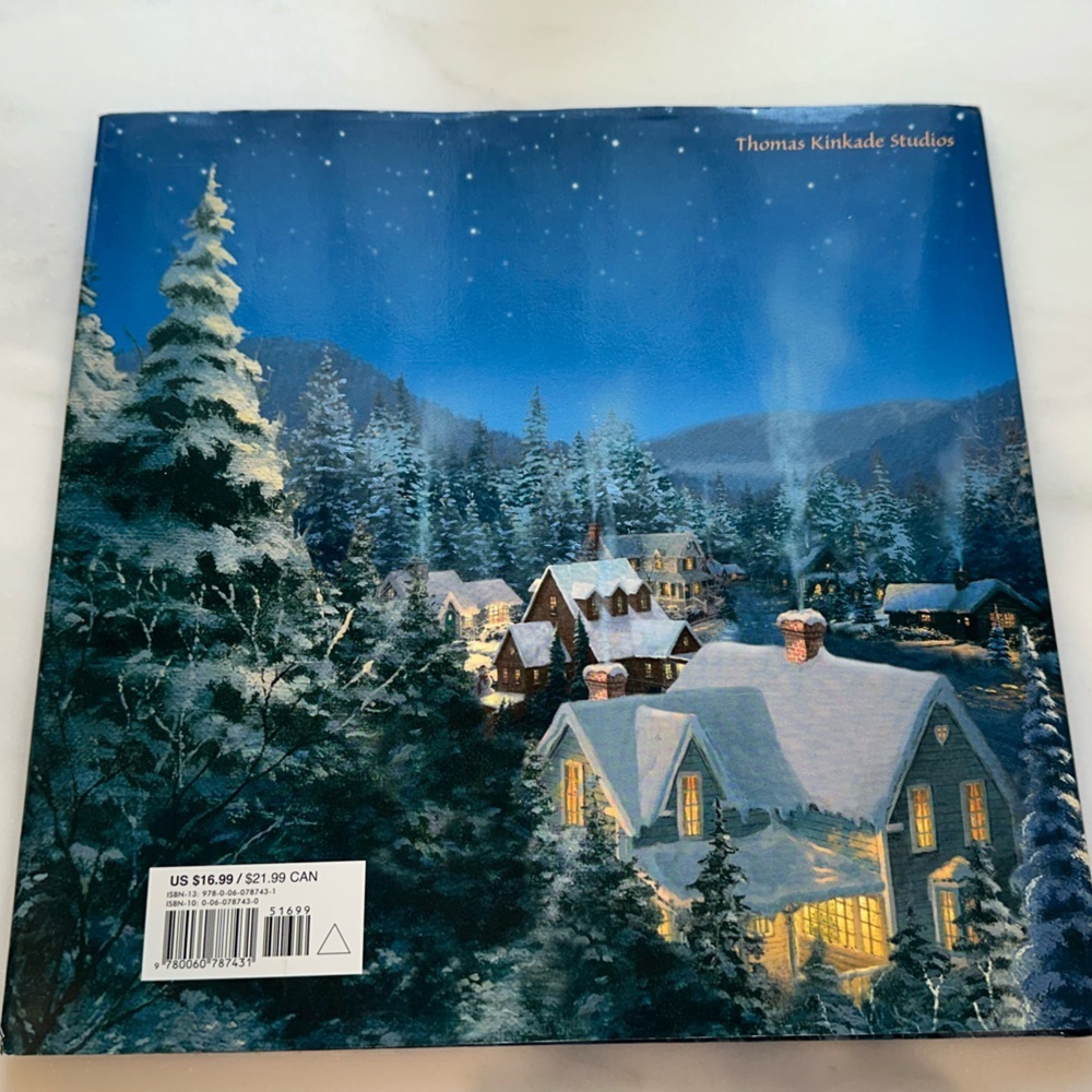 Thomas Kinkade Illustrated Silent Night Picture Story Hardcover Book - Picture 6 of 6